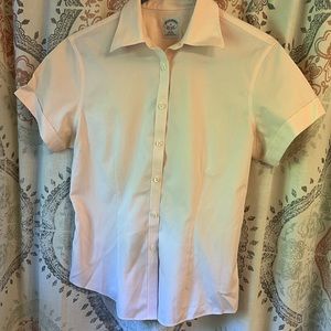Brooks brothers size 8 short sleeve button down